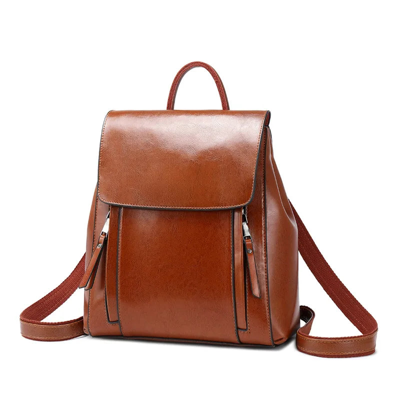 Women Backpack Cross body Shoulder Bag Genuine Leather