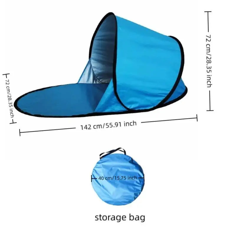 Outdoor portable automatic pop-up beach tent, sunshade,