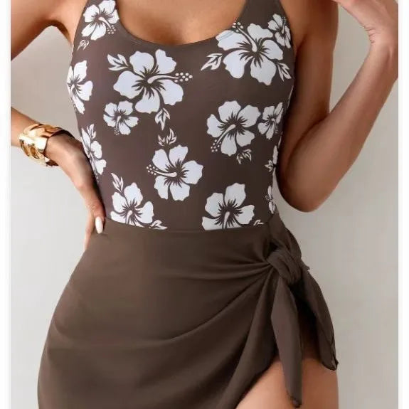 One Piece Women's Swimsuit with Skirt 2026