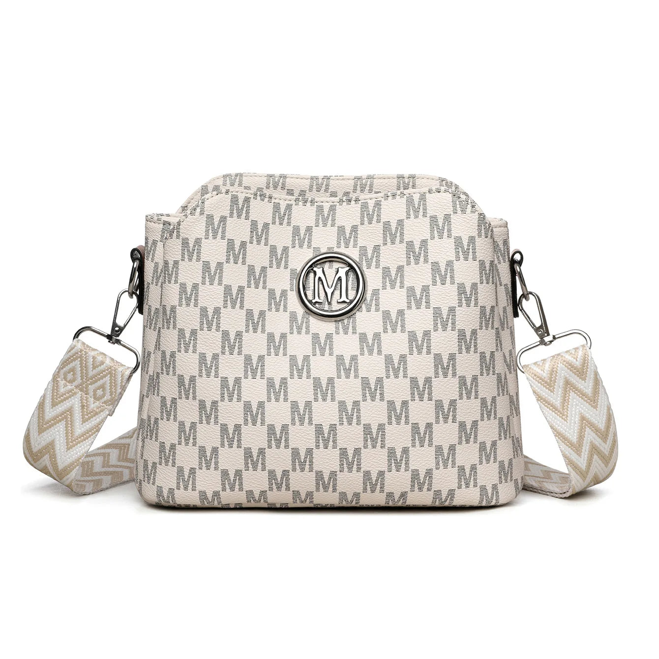 Synthetic Faux Leather Shoulder Bag For Women