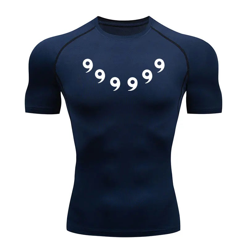 Anime Compression Set Running Sport Fitness Suit for Men
