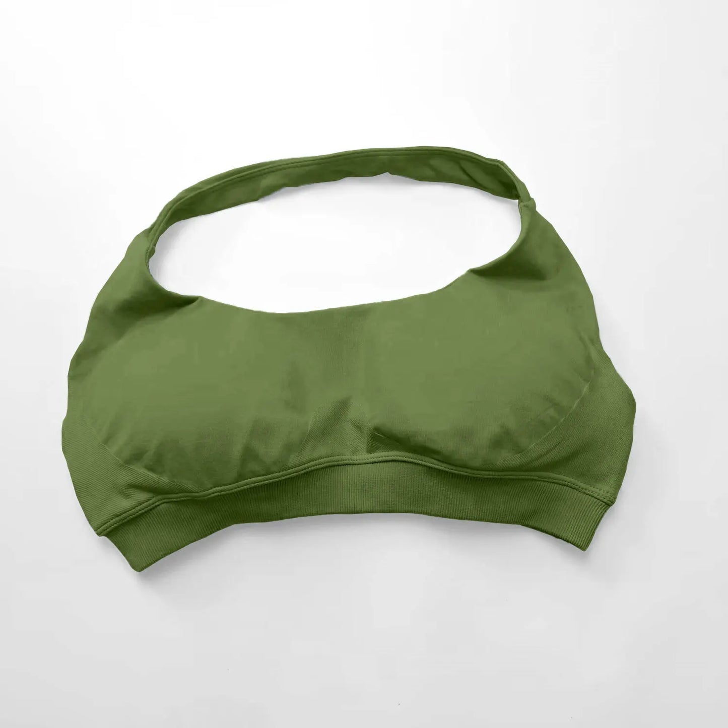 Impact Sports Bra Women Seamless Halter Top High Support