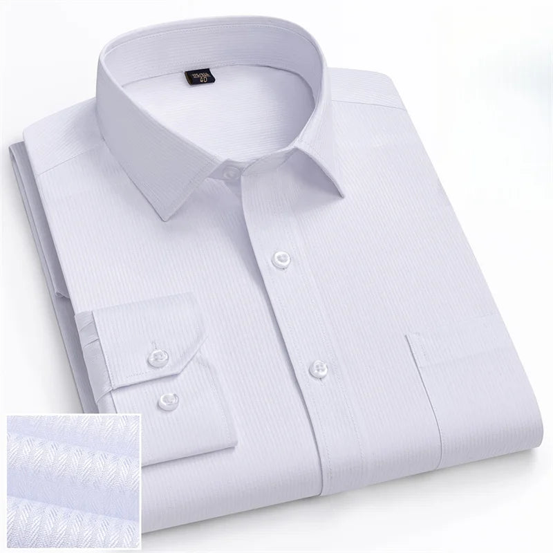 Men Formal Shirt Long Sleeve for Office