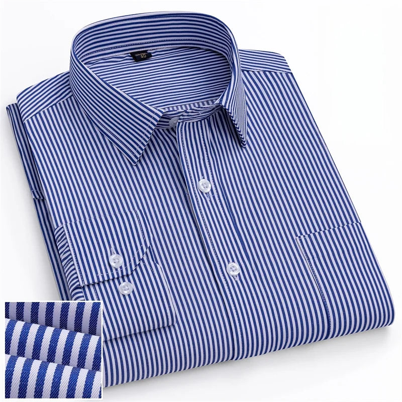 Men Formal Shirt Long Sleeve for Office