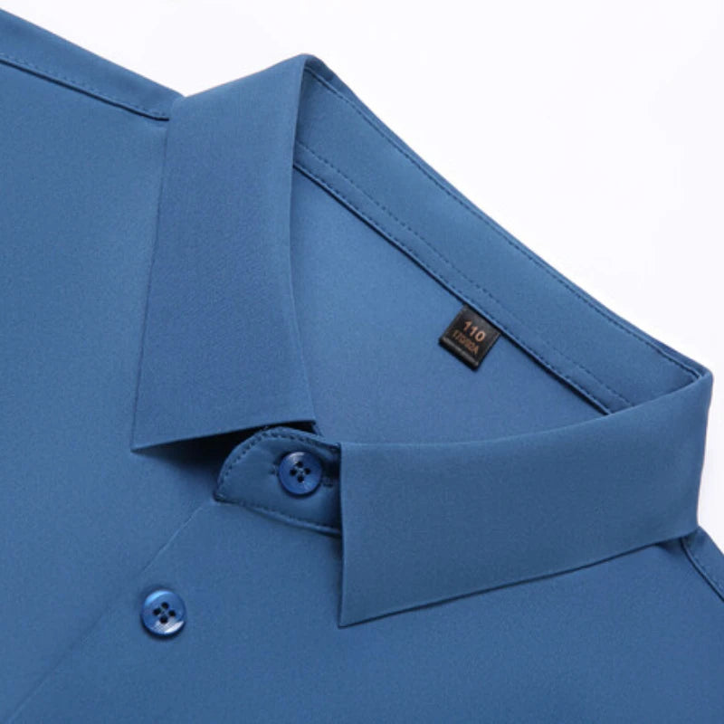 Men's Ultra Stretch Short Sleeve Shirt Business Casual