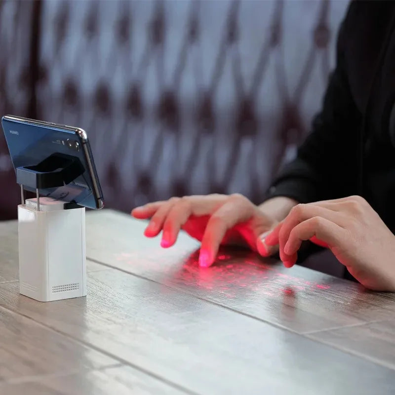 Virtual Keyboard Laser Projection for Computer Phone