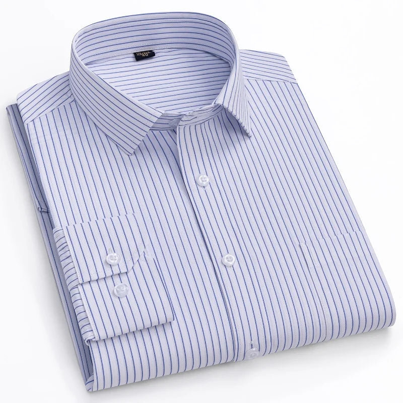 Men Formal Shirt Long Sleeve for Office