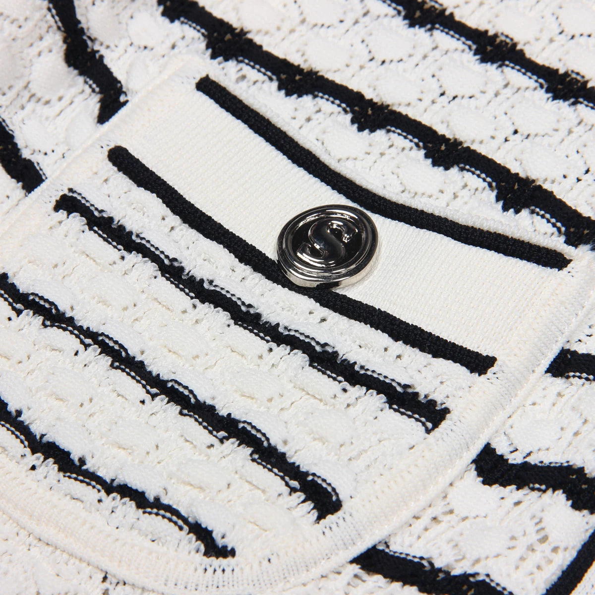 High Quality New Fashionable Wavy Stripe Lace Sexy Slim Fit Women's Dress