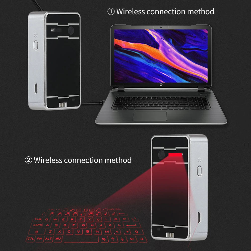 Digital wireless Keyboard Projector With Mouse function