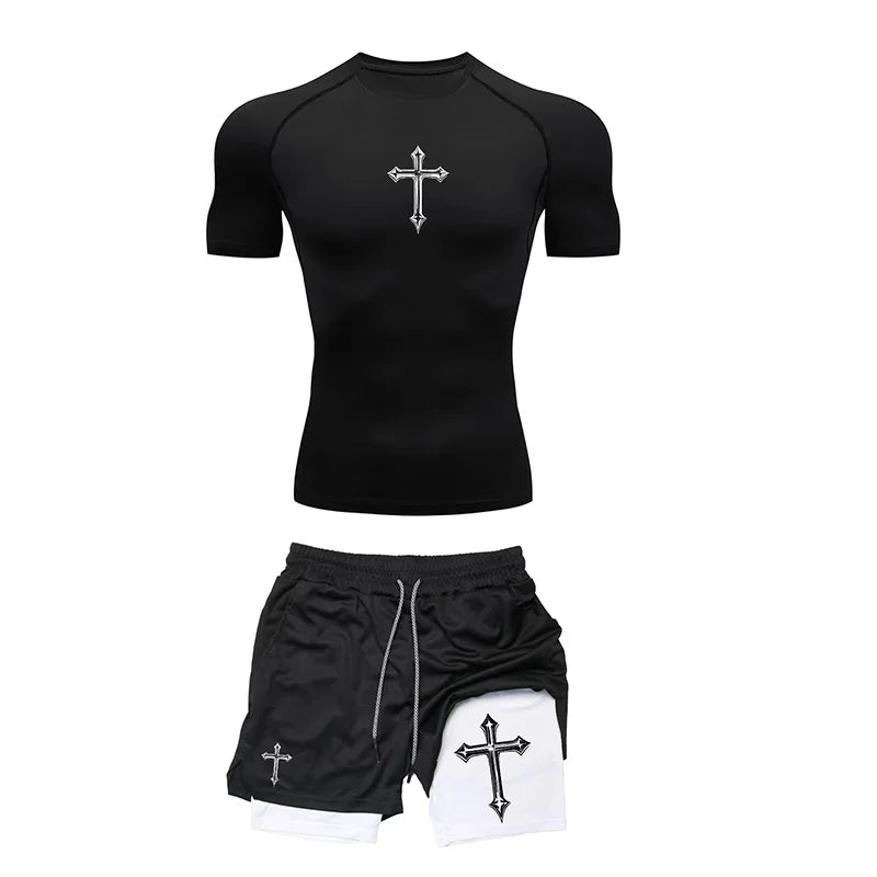 Jogging Breathable Compression Sportswear Summer for Men