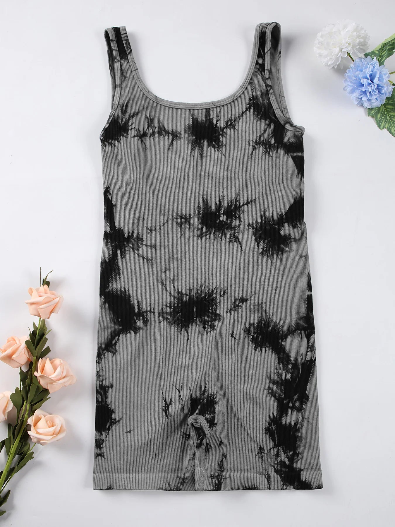 1PCS Backless Yoga Suit U Neck Sleeveless Sports for Women