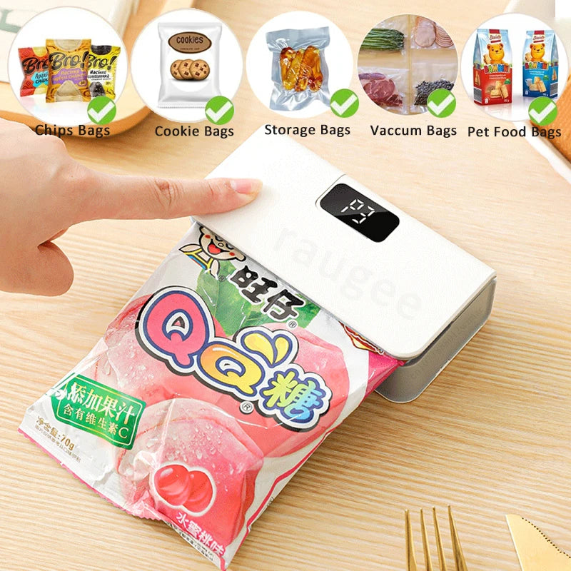Mini Handheld Heat Bag Sealing Machine Plastic Bags Sealer