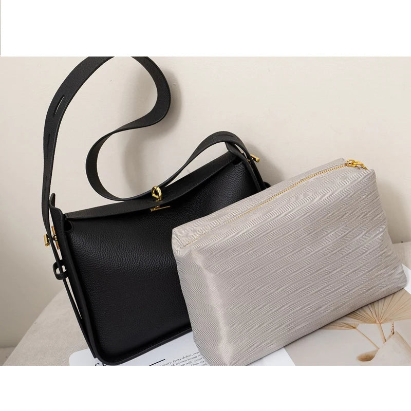New Genuine Leather Luxury Designer Women Shoulder/Crossbody  Bags
