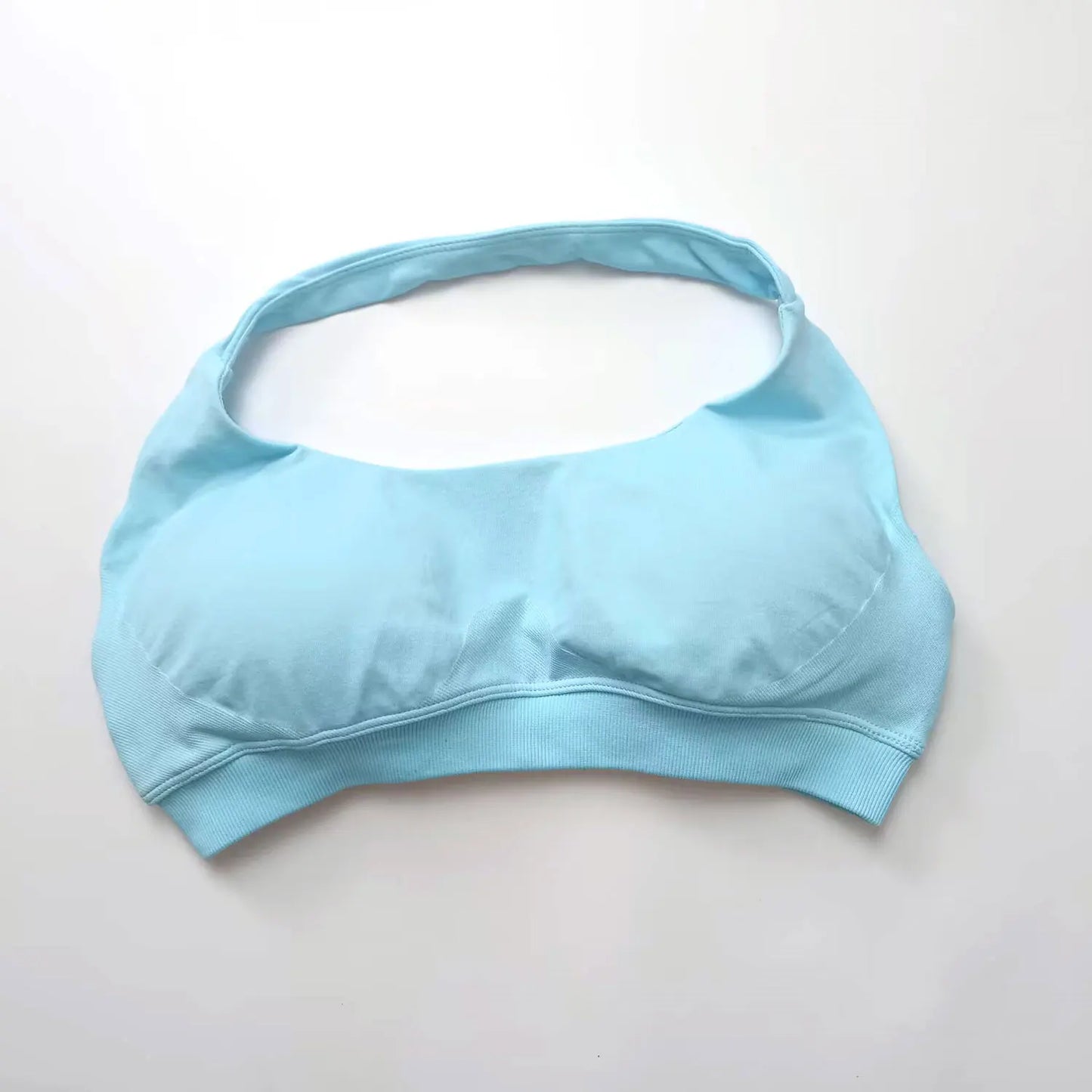 Impact Sports Bra Women Seamless Halter Top High Support