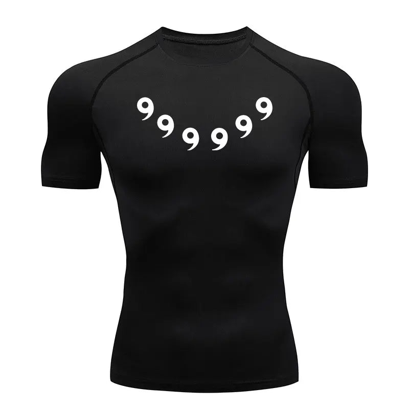 Anime Compression Set Running Sport Fitness Suit for Men
