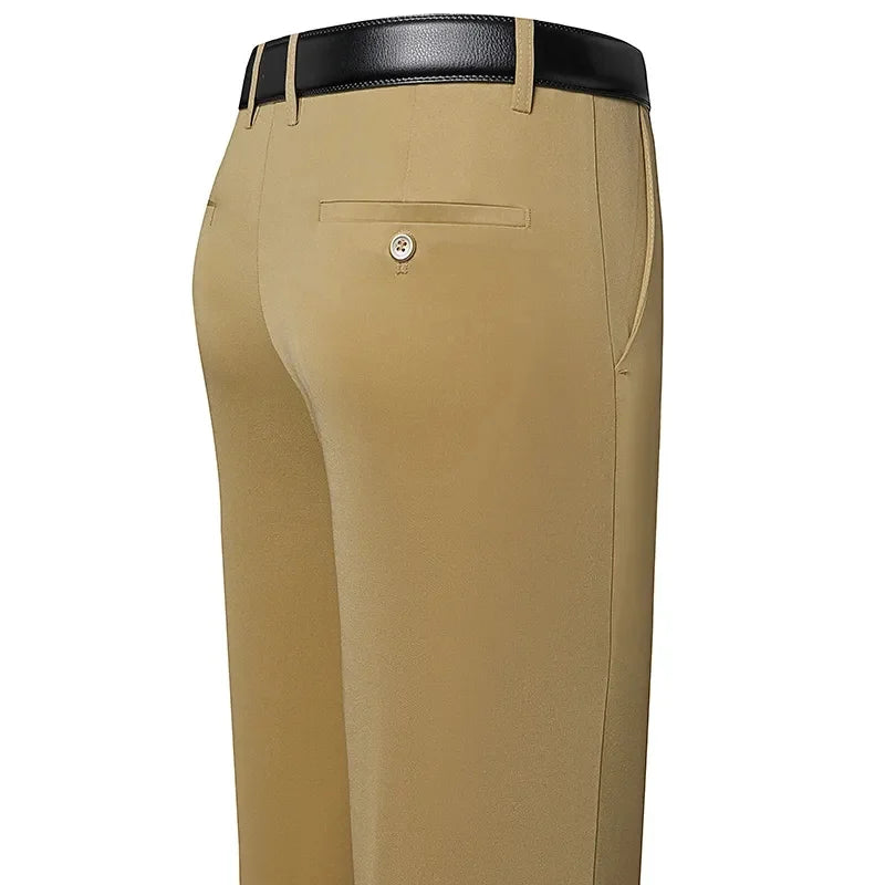 Men's Trousers Thin Business Casual Pants