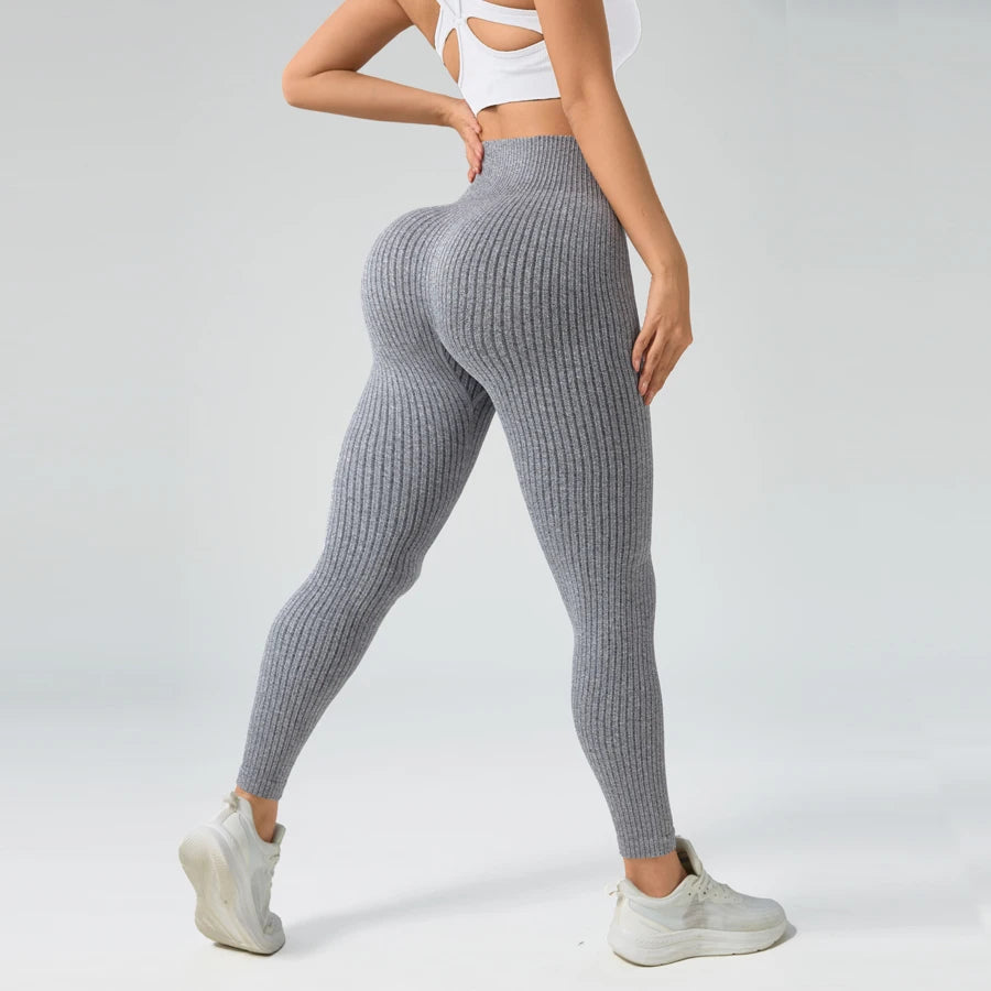 Women Sports Leggings Seamless Yoga Pants w/Tummy Control Sportswear