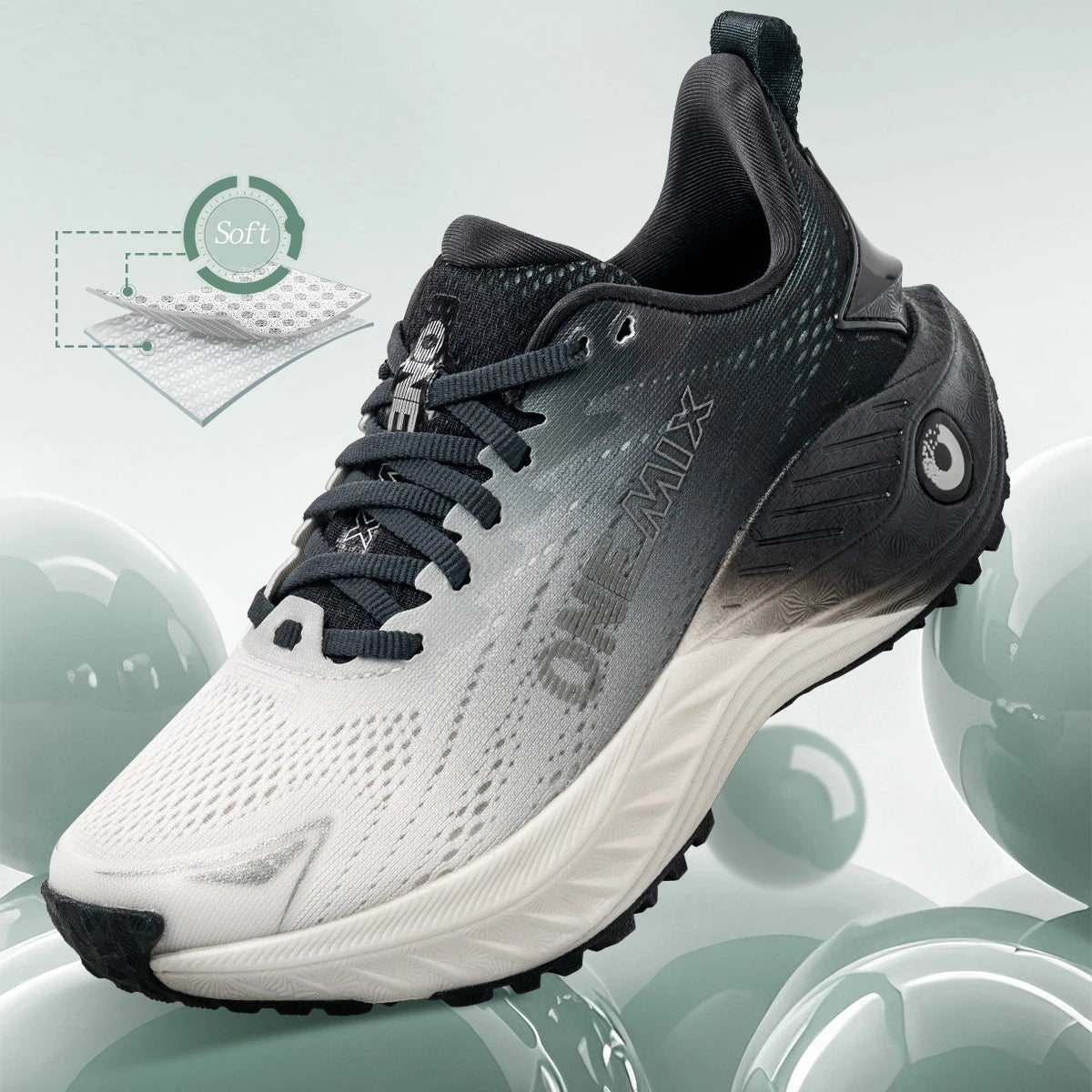 ONEMIX Casual Running Breathable Jogging Shoes Men (Asian Design)