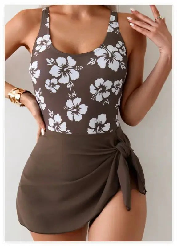 One Piece Women's Swimsuit with Skirt 2026
