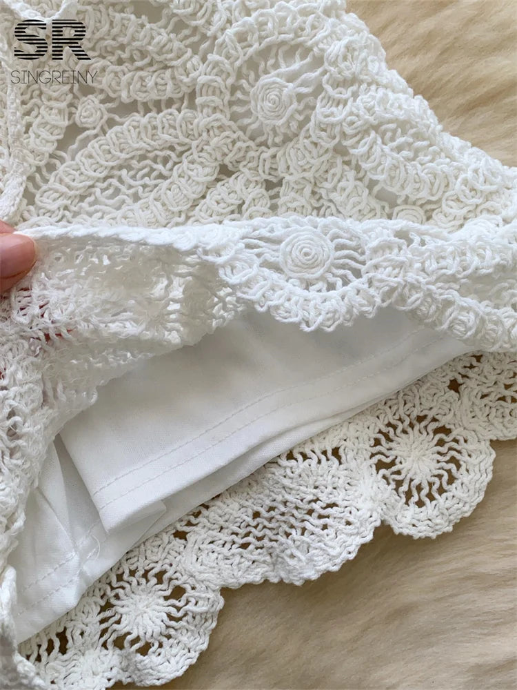 2026 Knit Summer Vacation Two Piece Sets for Women