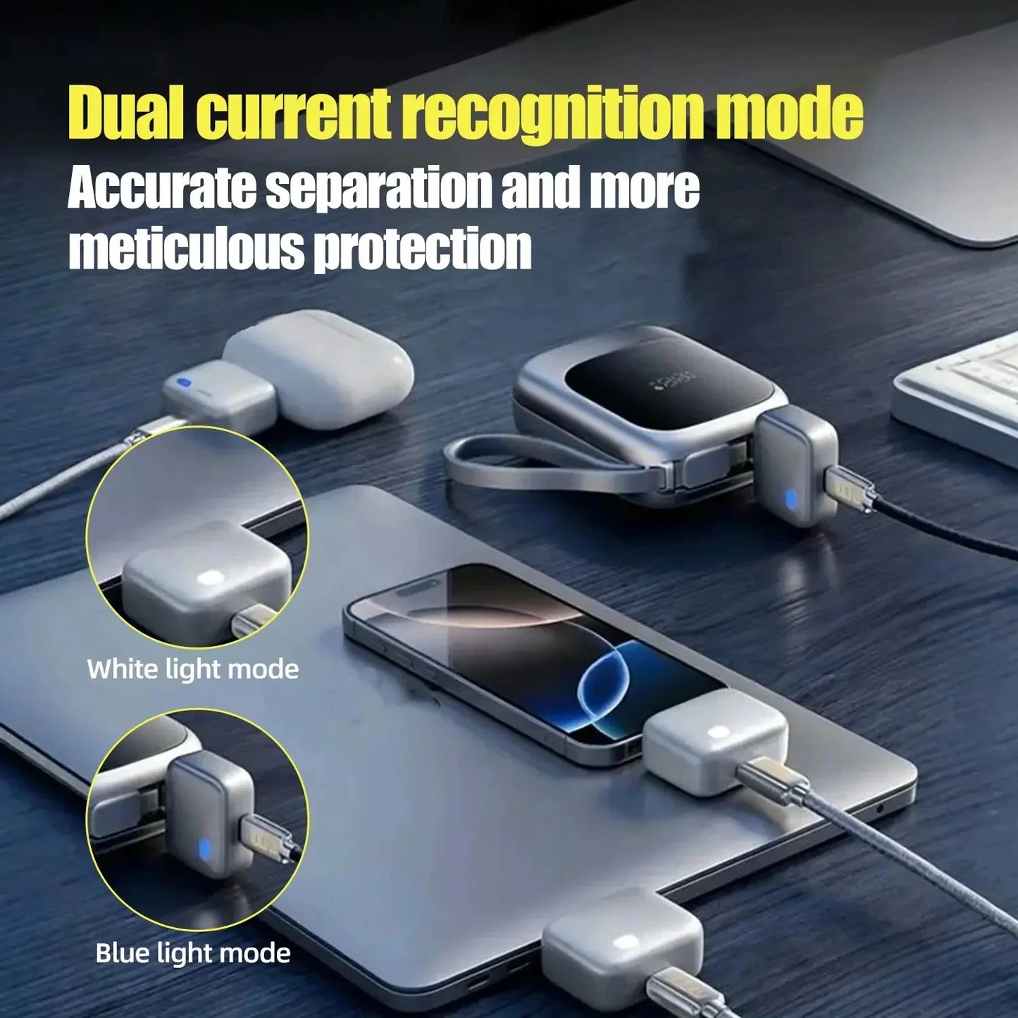 Type-C 140W  Smart Charger with Auto Disconnection when fully Charge