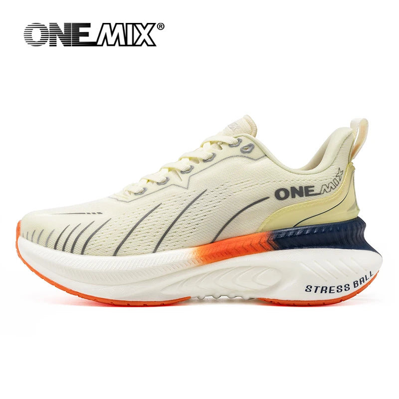 ONEMIX Road Running Shoes for Men & Women Air Cushion Sport Shoes (Asian Design)