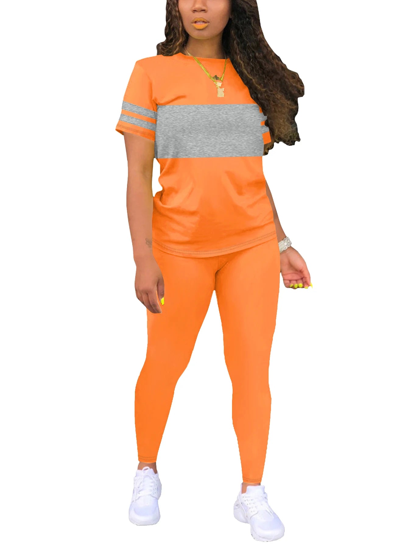 Women's Summer Casual  Set Fashionable Comfortable Clothing Outfit