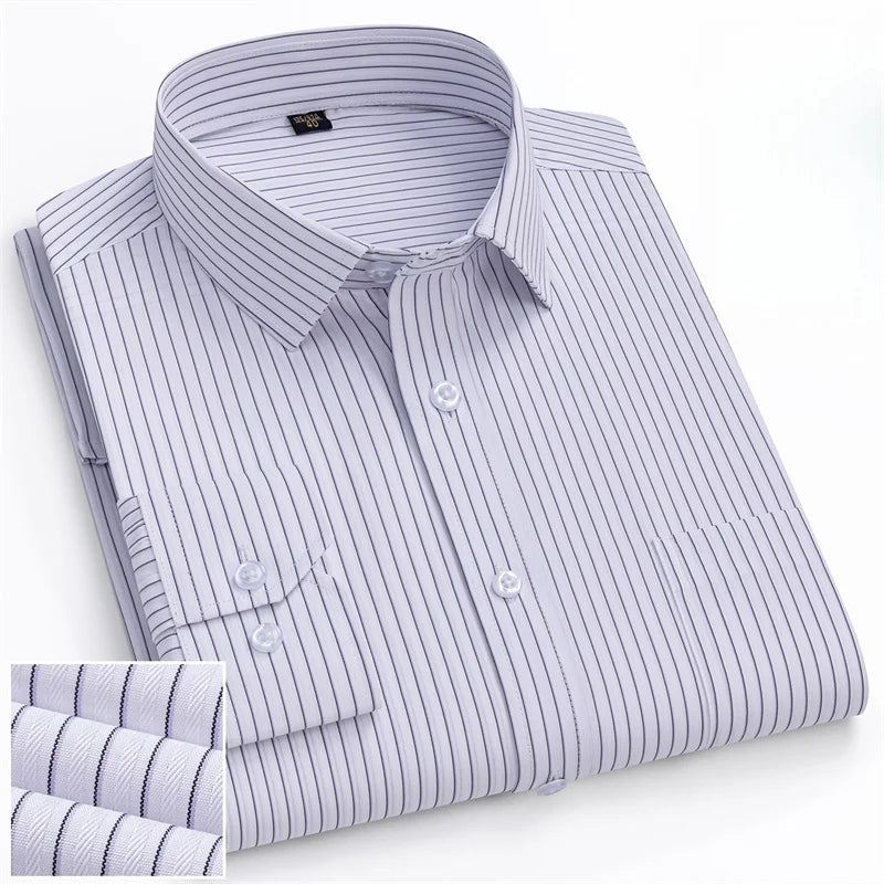 Men Formal Shirt Long Sleeve for Office