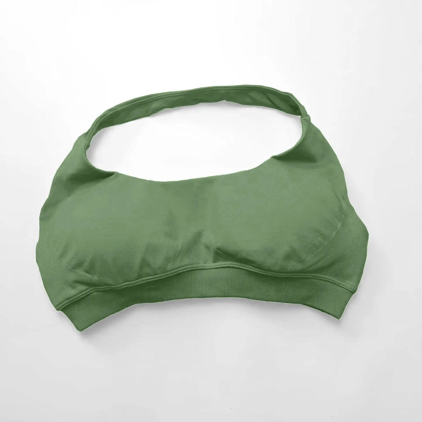 Impact Sports Bra Women Seamless Halter Top High Support