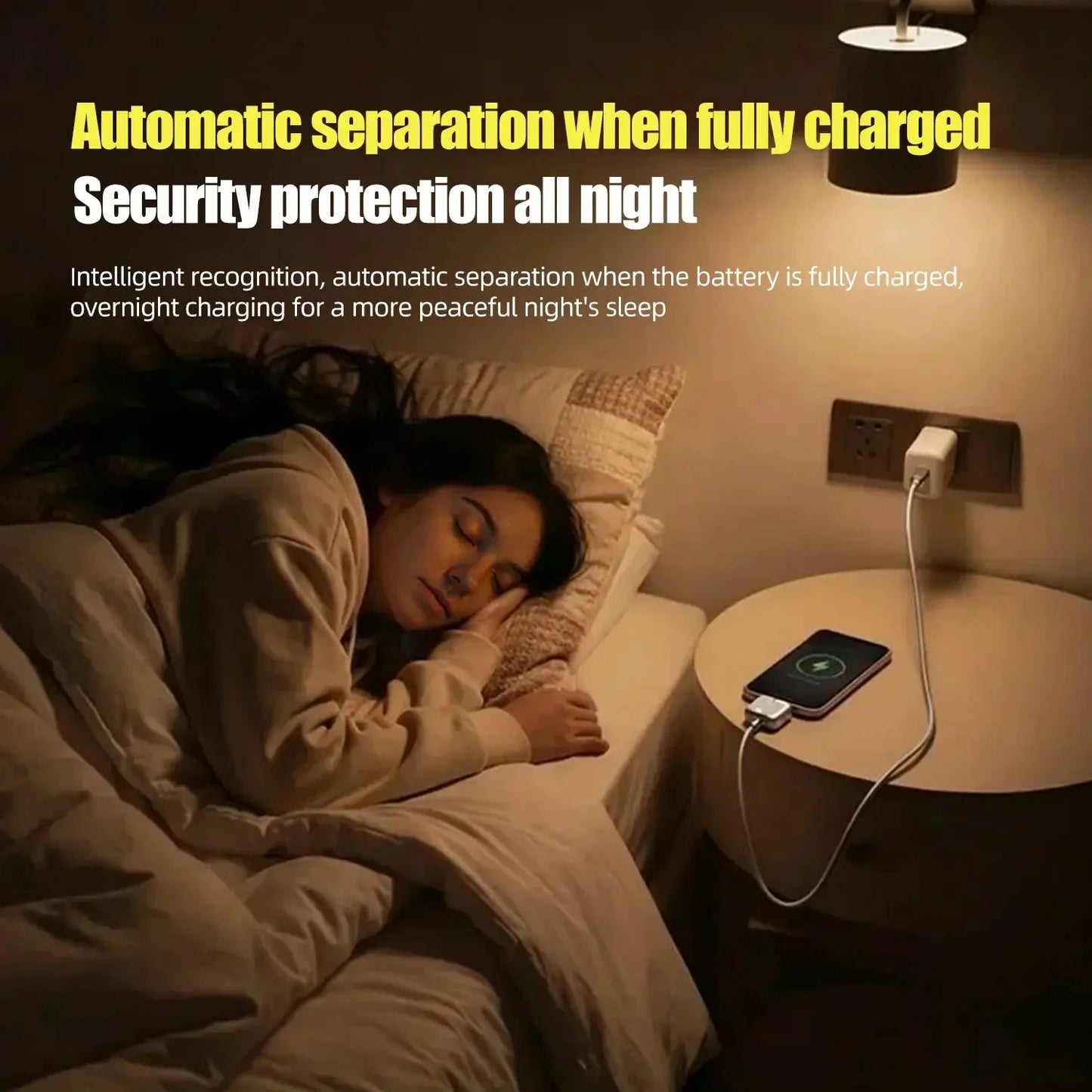 Type-C 140W  Smart Charger with Auto Disconnection when fully Charge