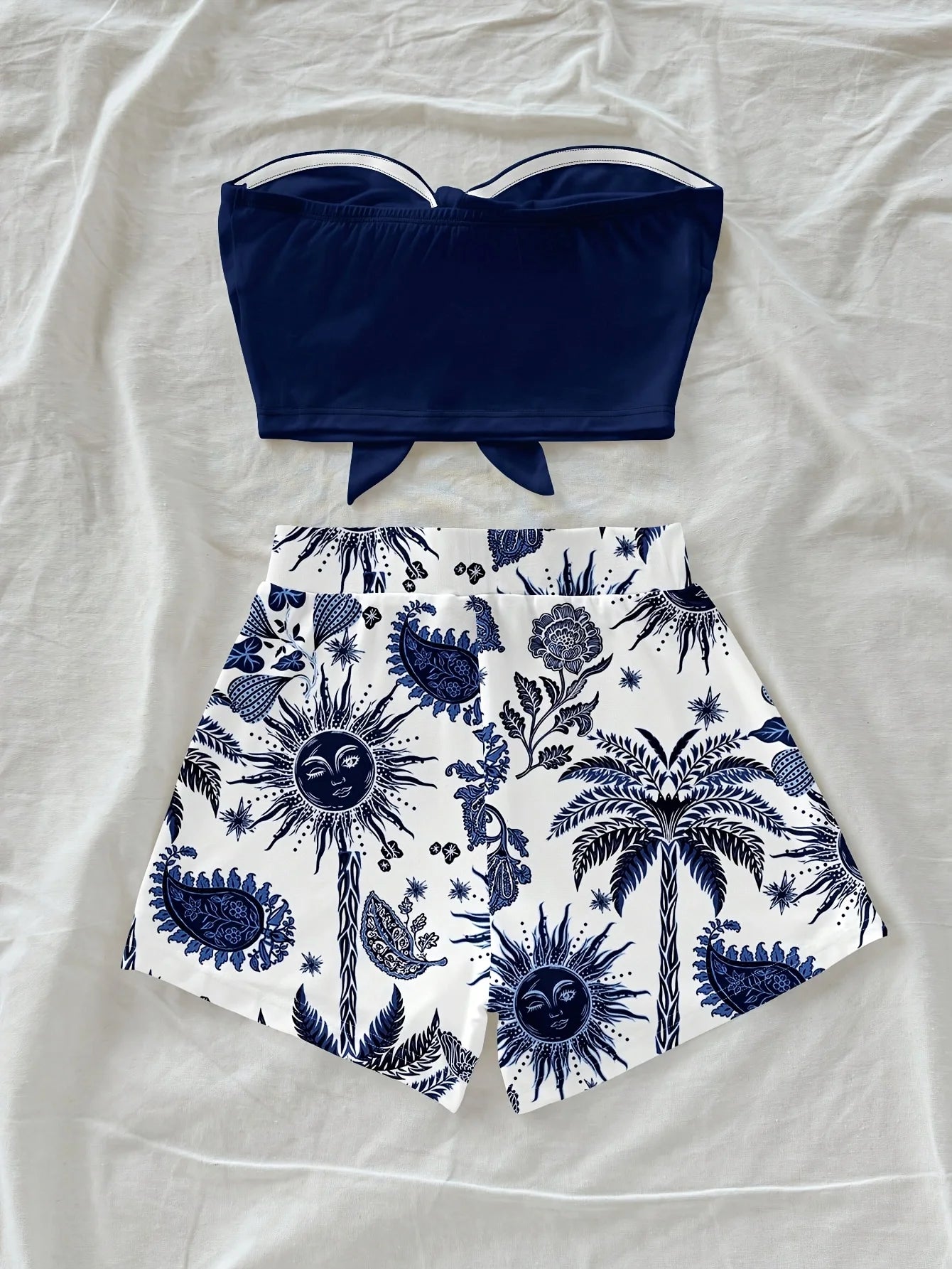 Women's summer vacation 2-piece set