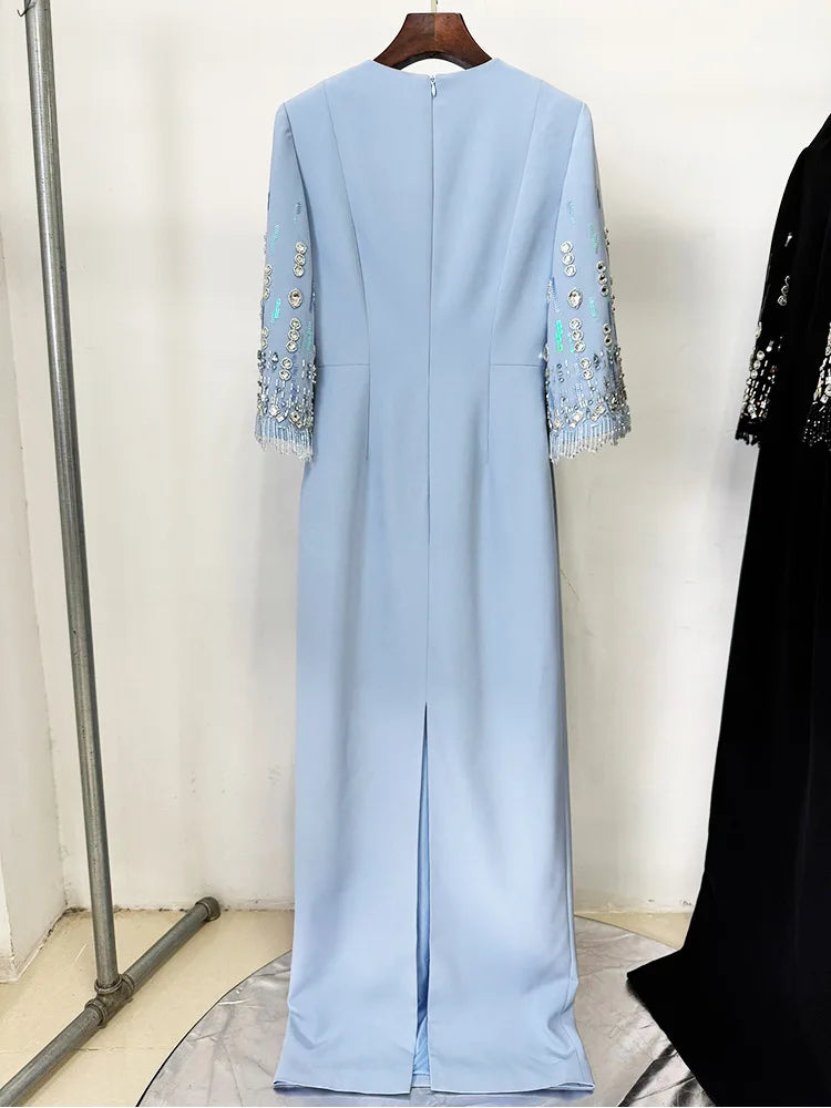 Newest Fashion 2026 S/S Designer Vestido Women's Long Maxi Dress