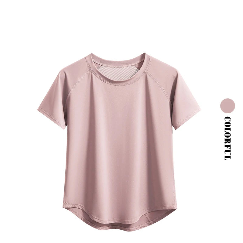 Yoga Tops Sportswear Woman Gym Shirts