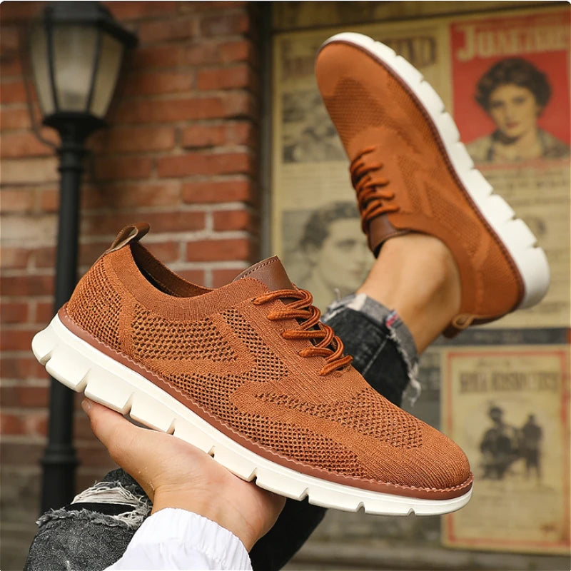 Outdoor Men Causal Sneakers Lightweight (Breathable and Shock Absorbent)