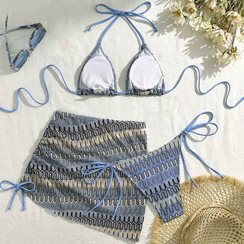 Sexy Bikinis 2026 Swimsuits Women's Three-Piece Swimwear