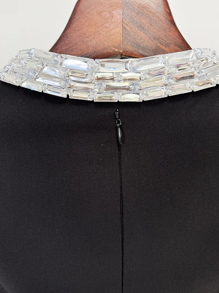 HIGH STREET Newest Fashion 2026 Designer Party Women's Luxurious Diamonds