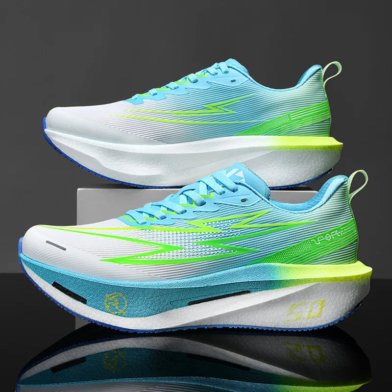 Running Shoes Sports Carbon Board for Marathon Breathable Lightweight