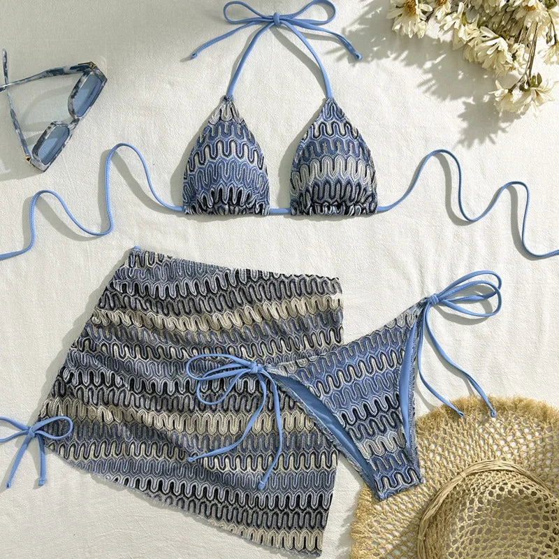 Sexy Bikinis 2026 Swimsuits Women's Three-Piece Swimwear