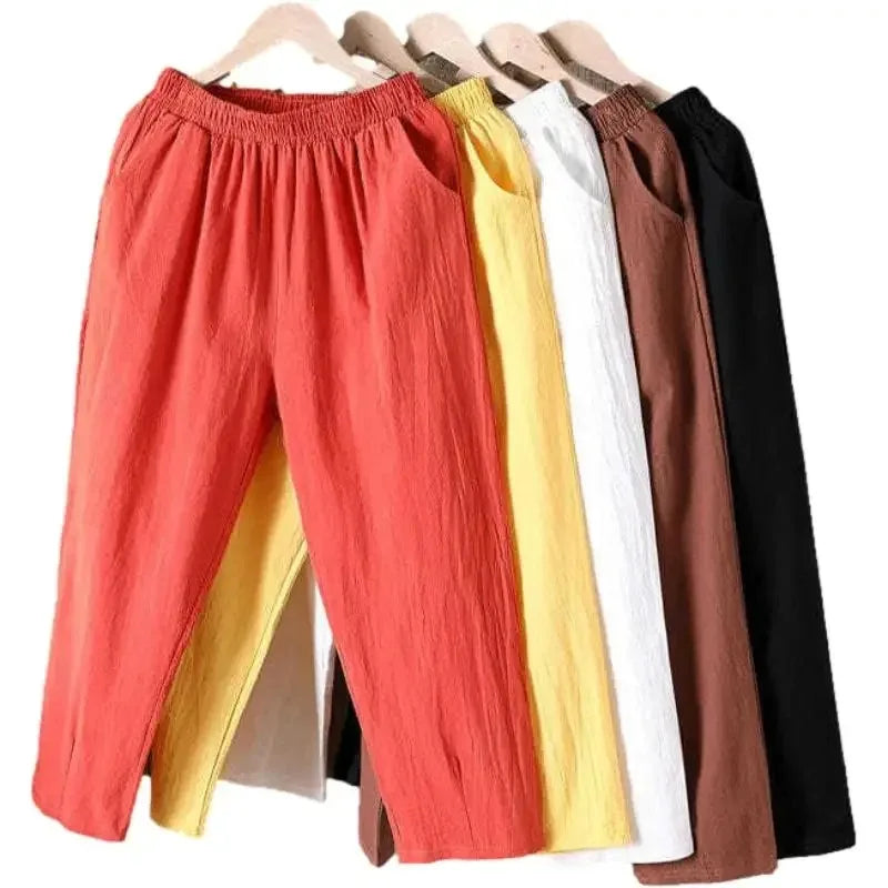 Summer Casual Pants Ninth Trousers