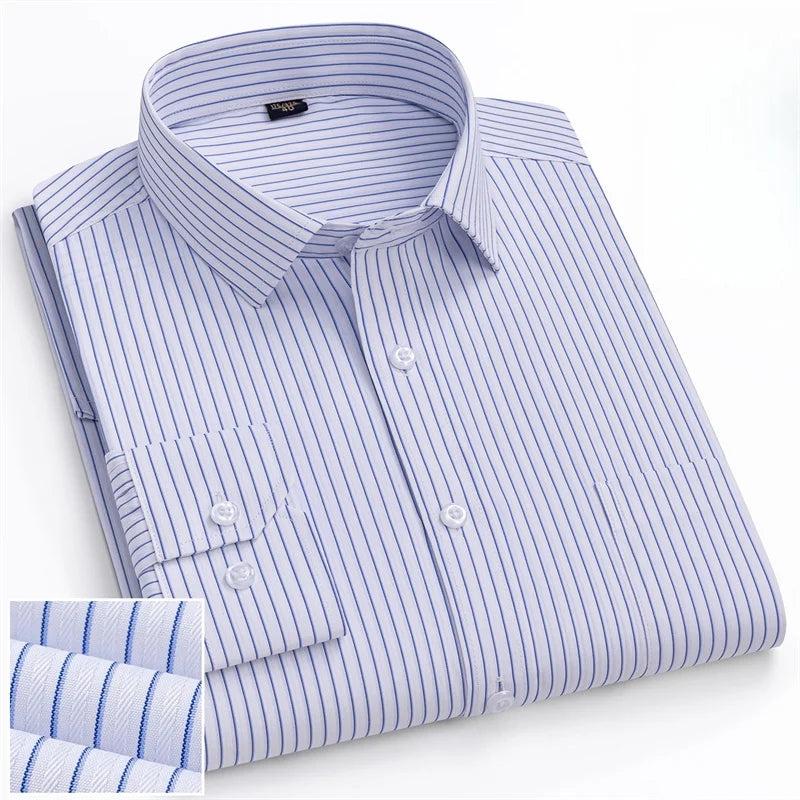 Men Formal Shirt Long Sleeve for Office