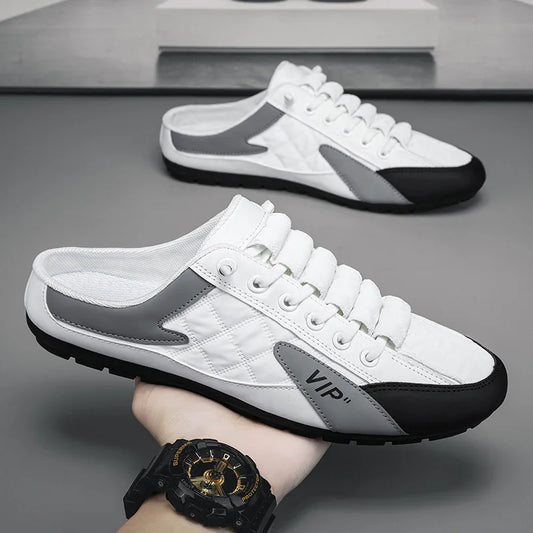 2026 Fashion men New Style Half Slippers
