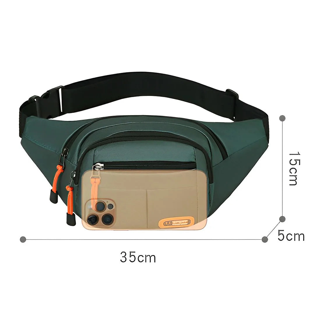 Oxford Waterproof Mobile Waist Bag for Men/Women