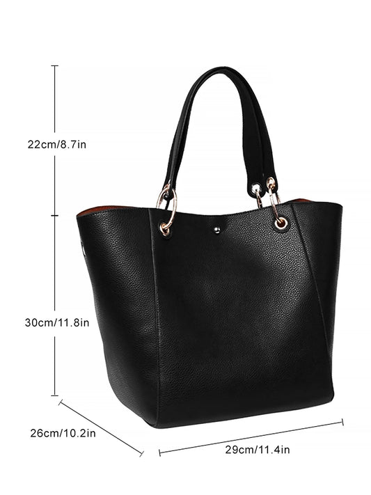 Pahajim Handbags for Women Large Tote Bag PU Leather Waterproof