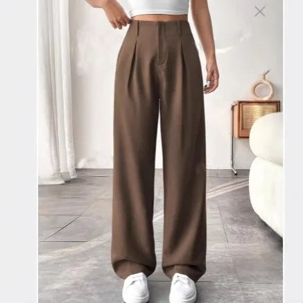 High Waisted Wide Leg Pants for Office/Casual for women