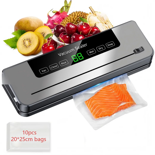Automatic vaccuum sealing for Food  Led Indicator Lights Dry & Moist Food
