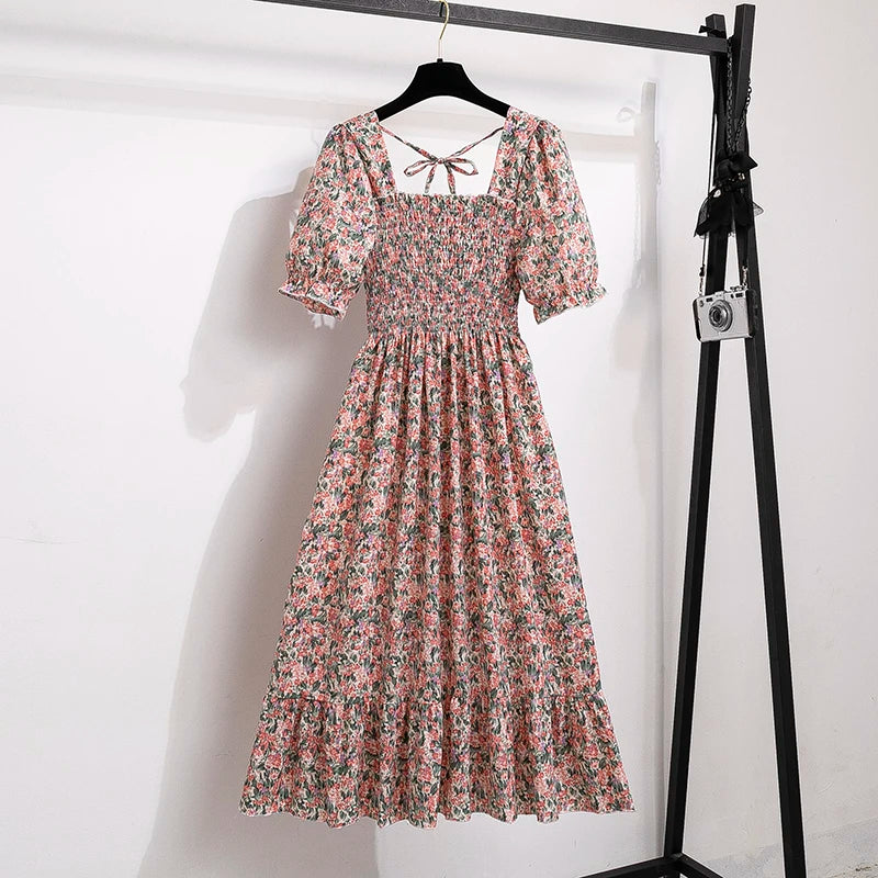 Spring Summer Chiffon Dresses Fashion
