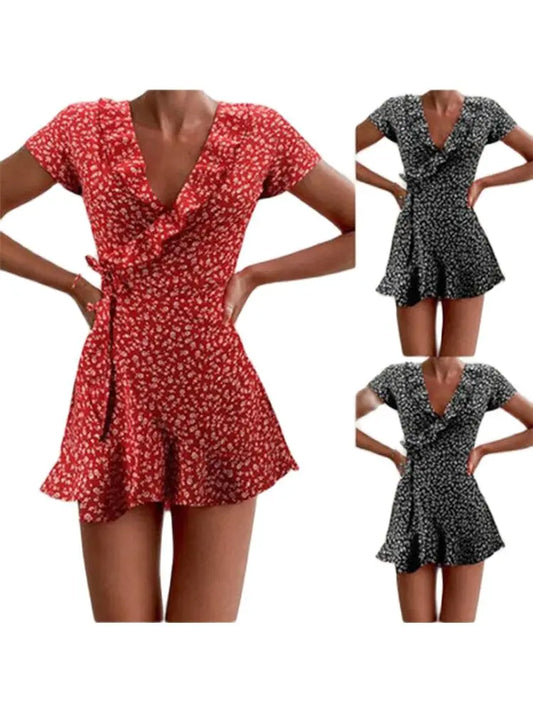 Summer Women’s Floal A-Line Dress Sweet Elegant