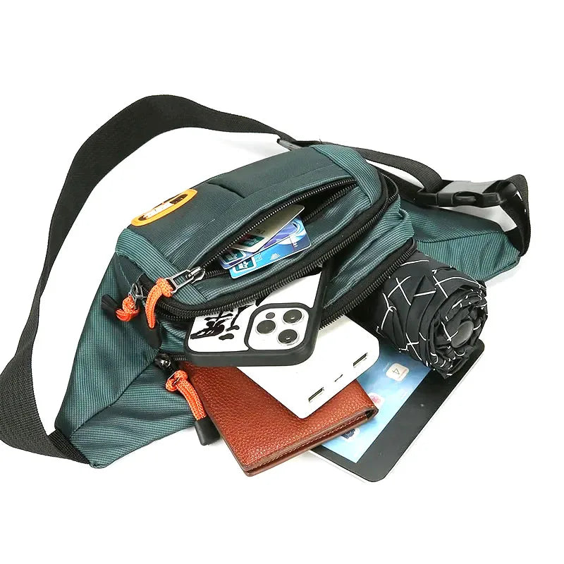 Oxford Waterproof Mobile Waist Bag for Men/Women