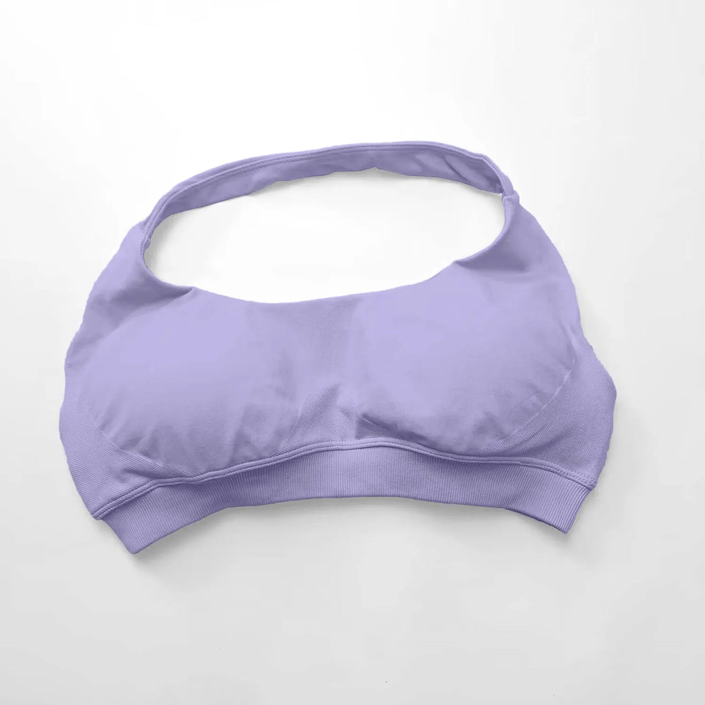 Impact Sports Bra Women Seamless Halter Top High Support