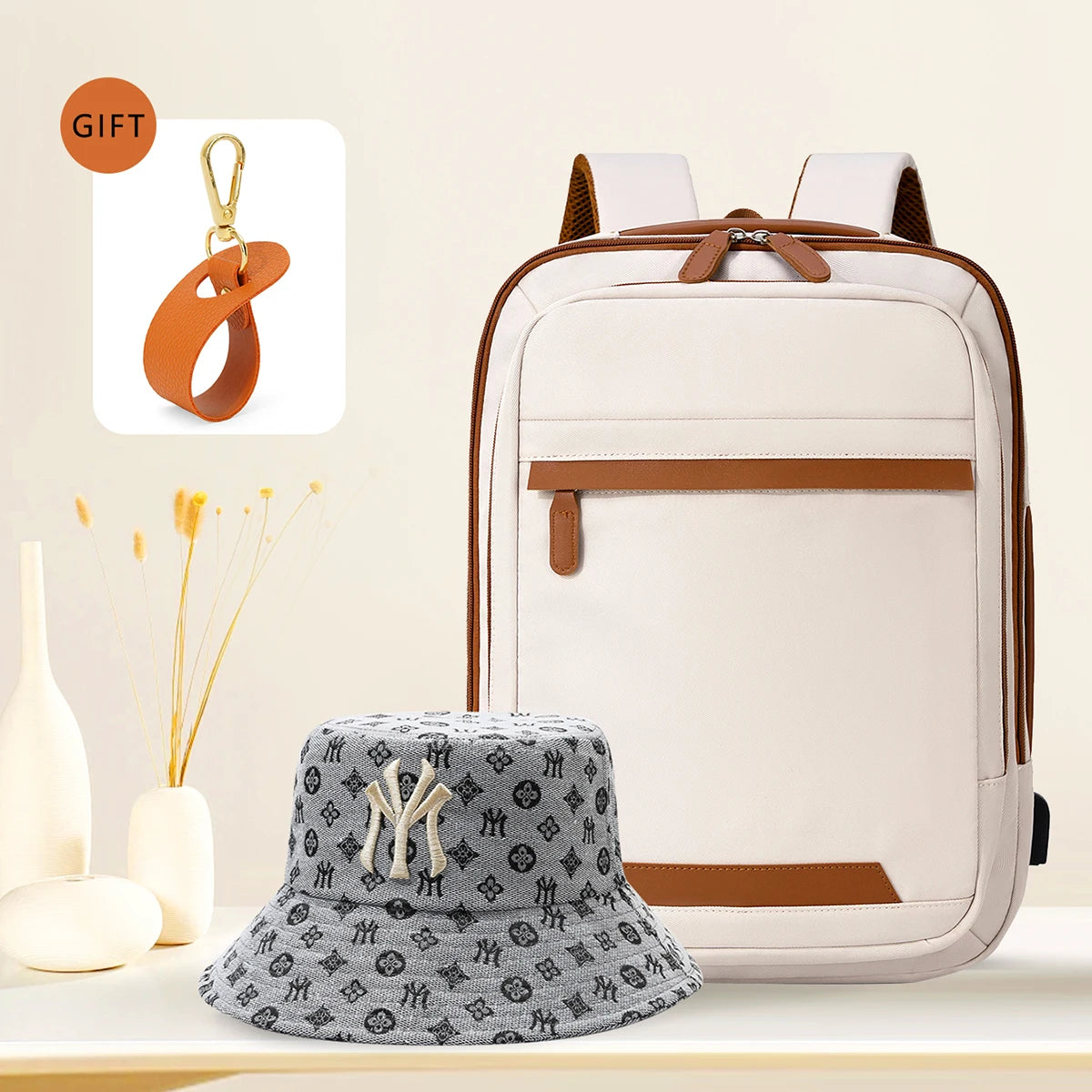 High-Quality USB Rechargeable Backpack for Men & Women